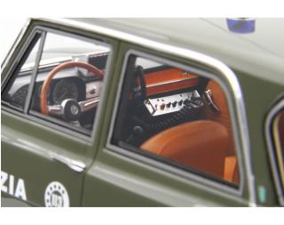 Alfa Romeo Giulia Super 1969 Polizia S.Volante VERDE MILITARE Laudoracing 1:18 Resinemodell (Türen, Motorhaube... nicht zu öffnen!)